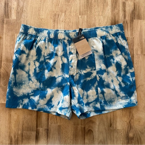 The North Face Printed Class V Pull On Shorts 5” Mens Size XXL Relaxed Fit - Picture 1 of 9
